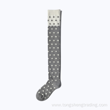 Over knee long dot cute long lady's socks